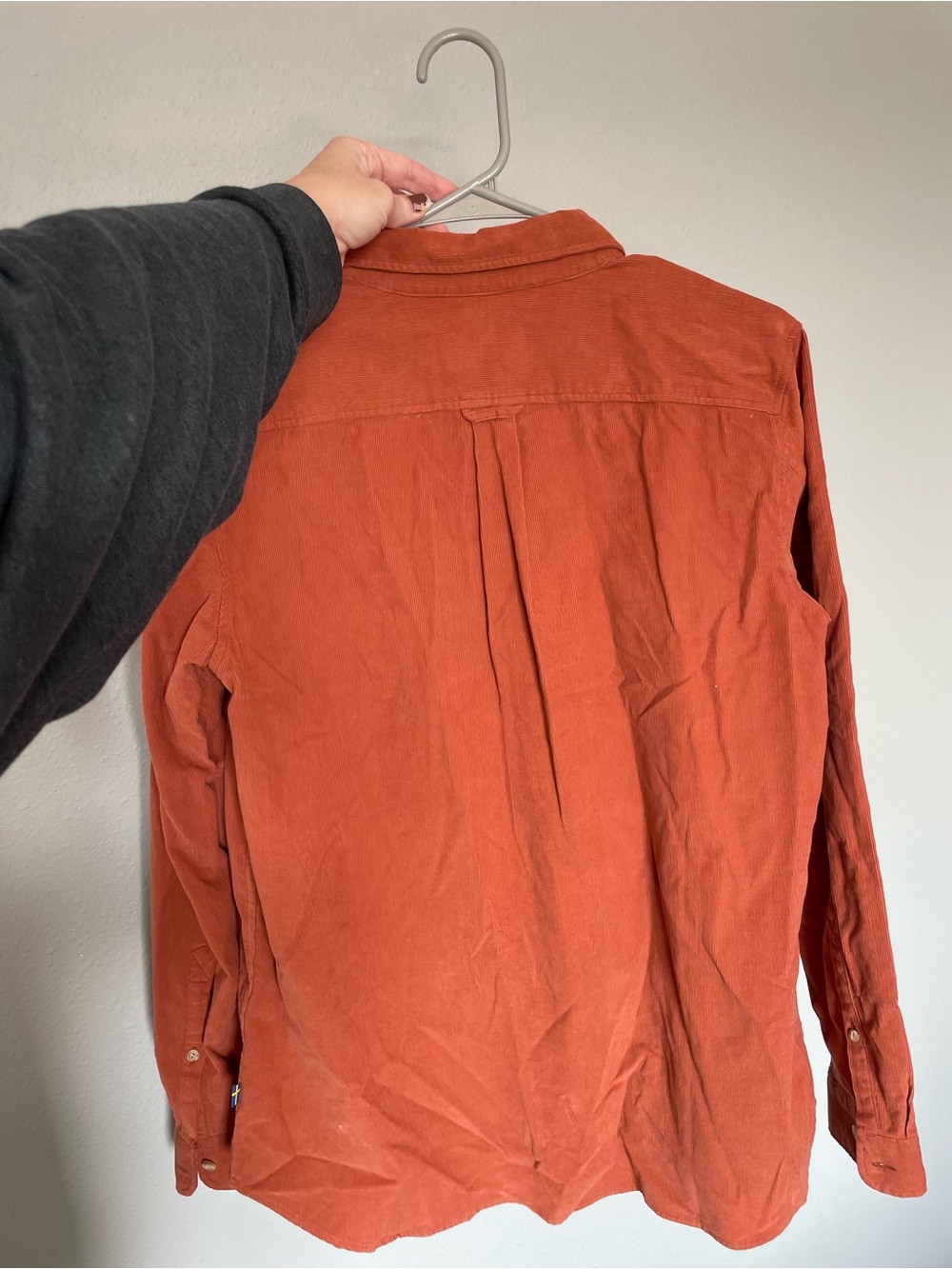 Fjallraven Burnt Orange Corduroy Shirt Jacket - Picture 2 of 2